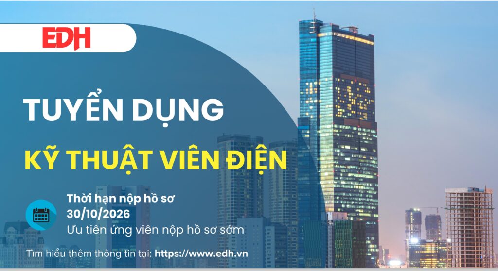TUYỂN DỤNG KỸ THUẬT VIÊN ĐIỆN
