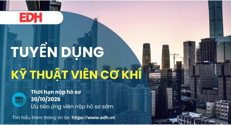 TUYỂN DỤNG KỸ THUẬT VIÊN CƠ KHÍ
